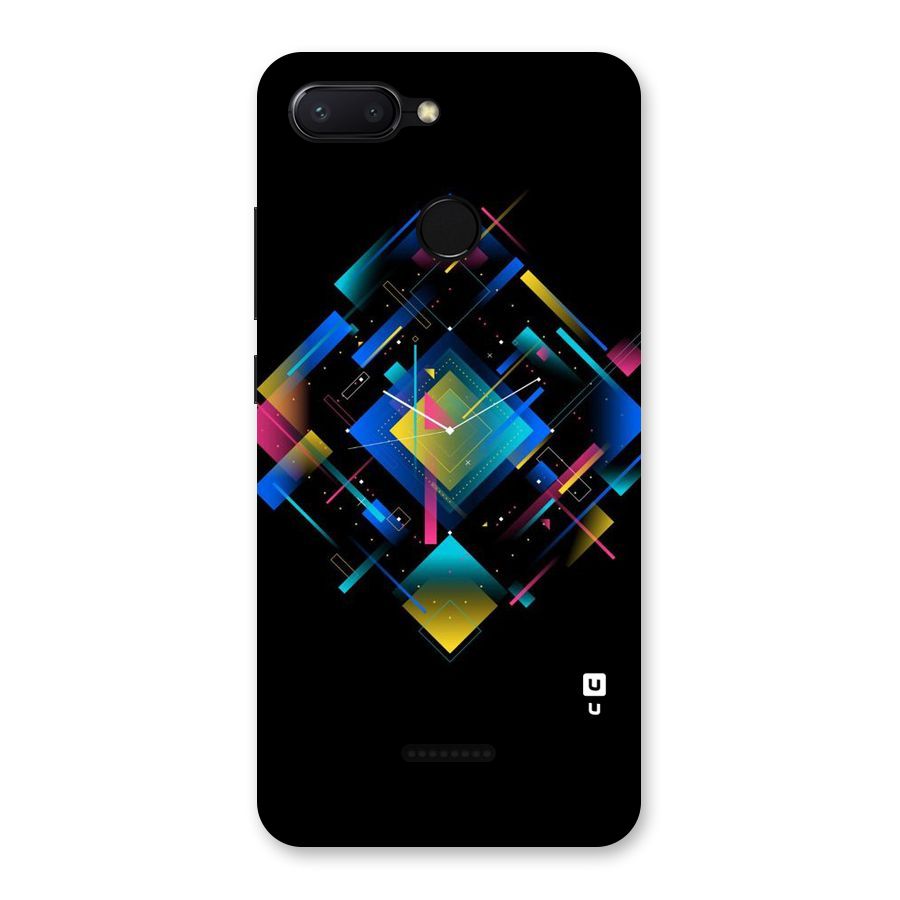 Abstract Clock Back Case for Redmi 6