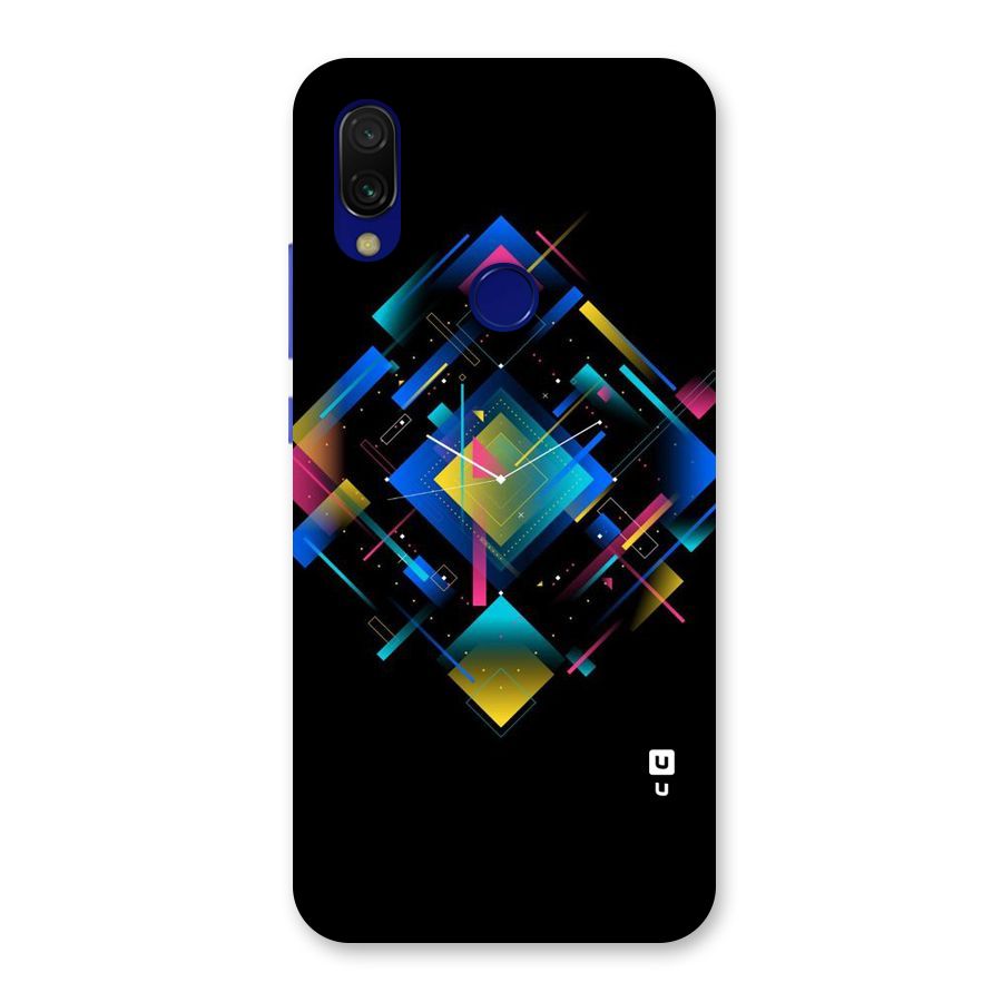 Abstract Clock Back Case for Redmi 7