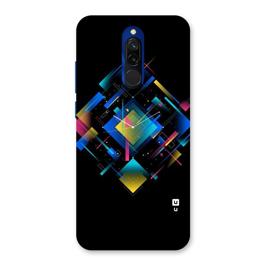 Abstract Clock Back Case for Redmi 8