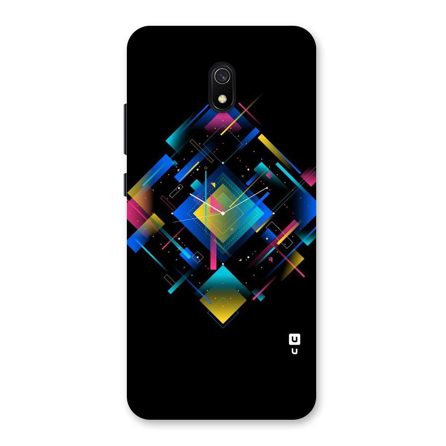 Abstract Clock Back Case for Redmi 8A