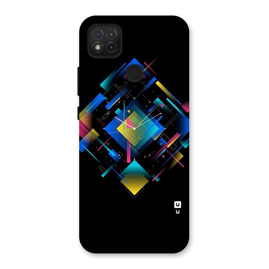Abstract Clock Back Case for Redmi 9