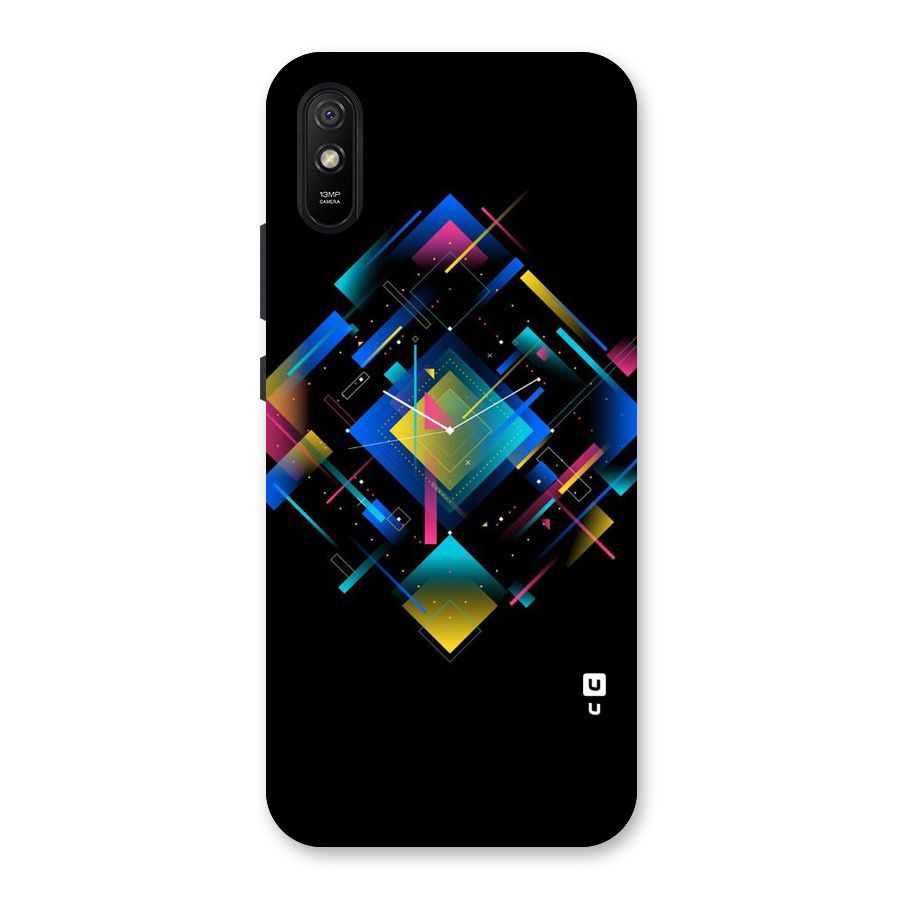 Abstract Clock Back Case for Redmi 9A