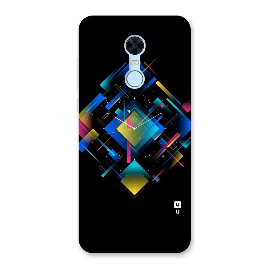 Abstract Clock Back Case for Redmi Note 5