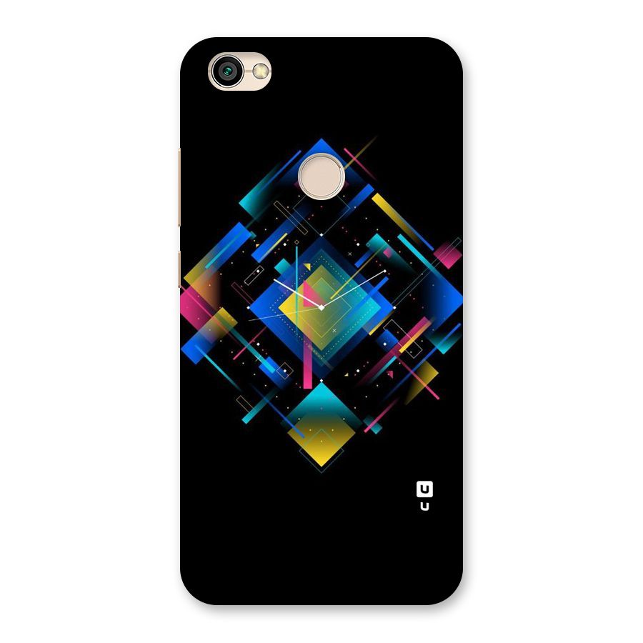 Abstract Clock Back Case for Redmi Y1 2017