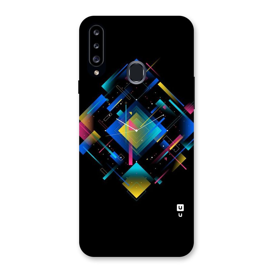Abstract Clock Back Case for Samsung Galaxy A20s