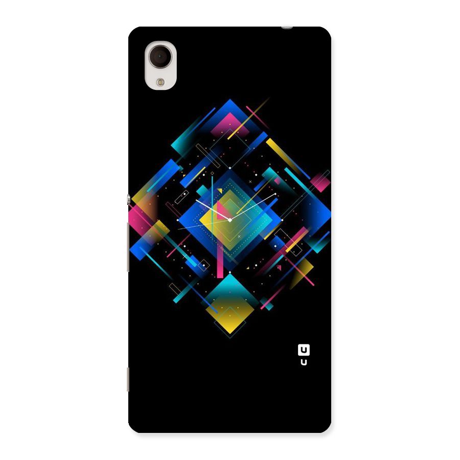 Abstract Clock Back Case for Sony Xperia M4