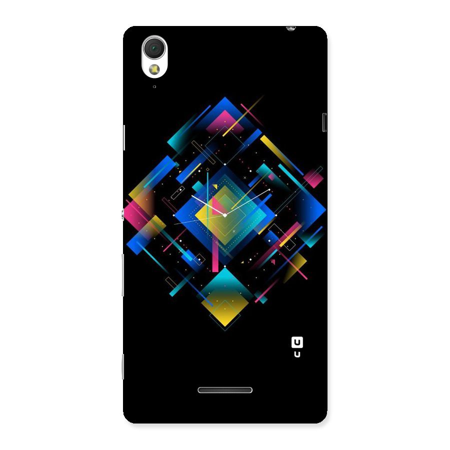 Abstract Clock Back Case for Sony Xperia T3