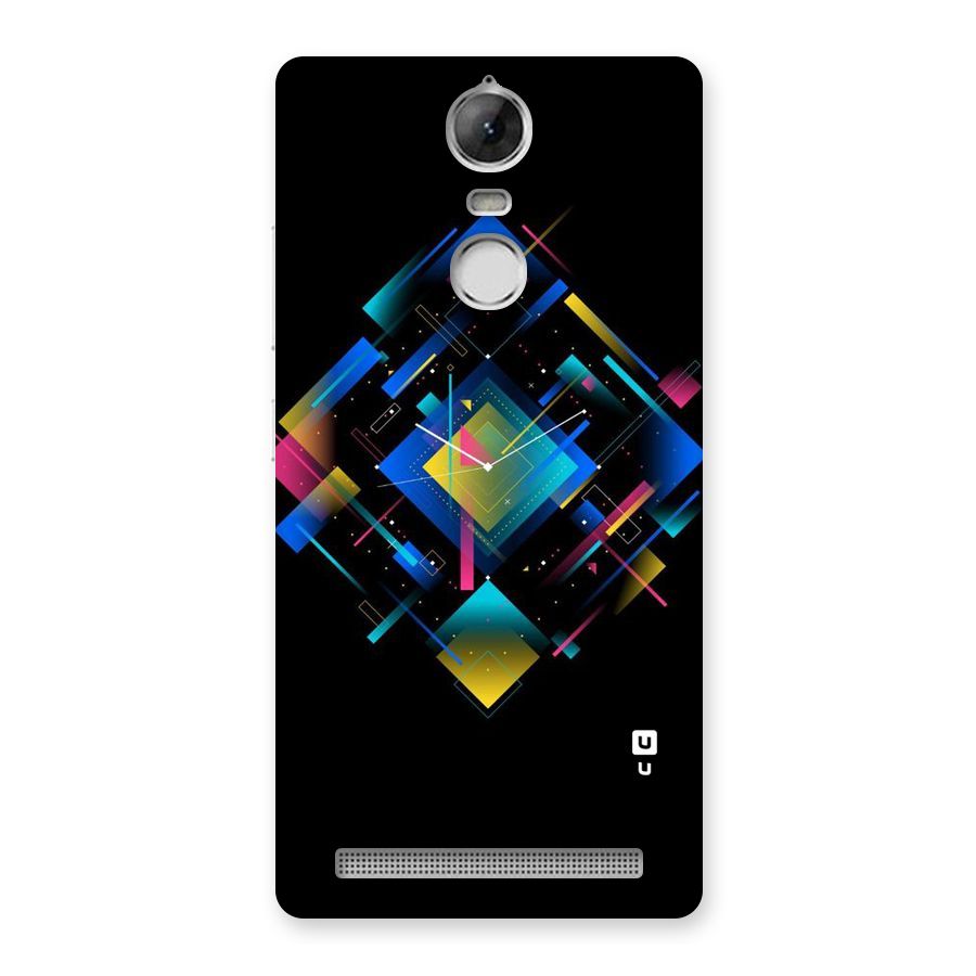 Abstract Clock Back Case for Vibe K5 Note