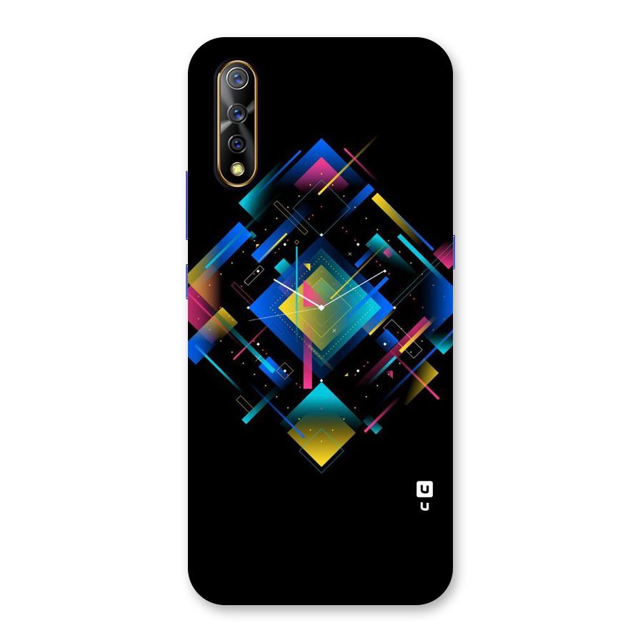 Abstract Clock Back Case for Vivo S1