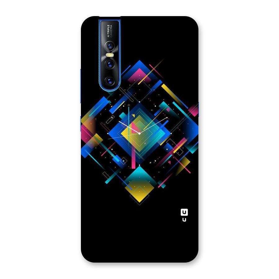Abstract Clock Back Case for Vivo V15 Pro