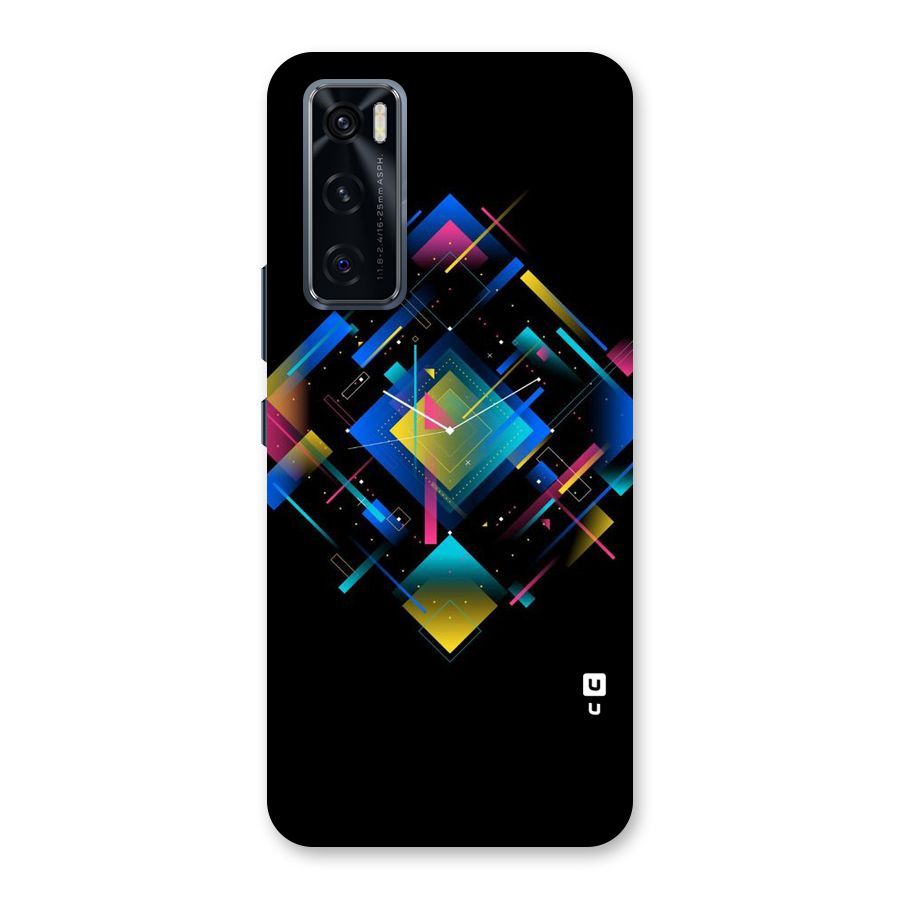 Abstract Clock Back Case for Vivo V20 SE