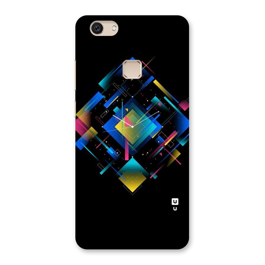 Abstract Clock Back Case for Vivo V7