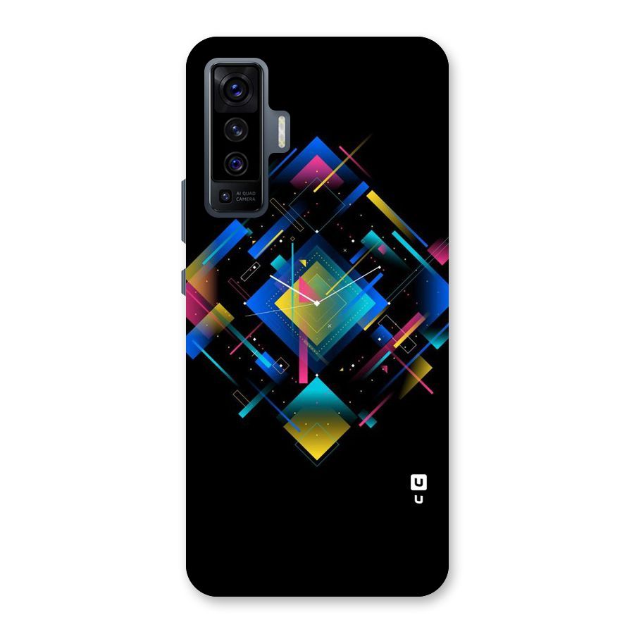 Abstract Clock Back Case for Vivo X50
