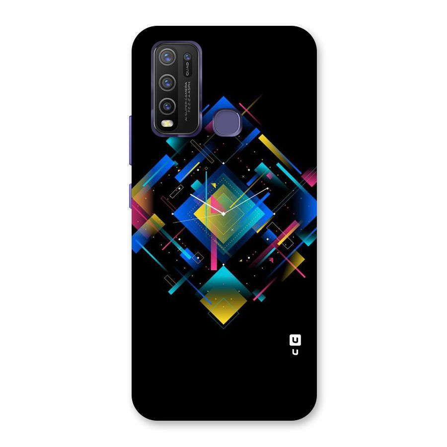 Abstract Clock Back Case for Vivo Y50