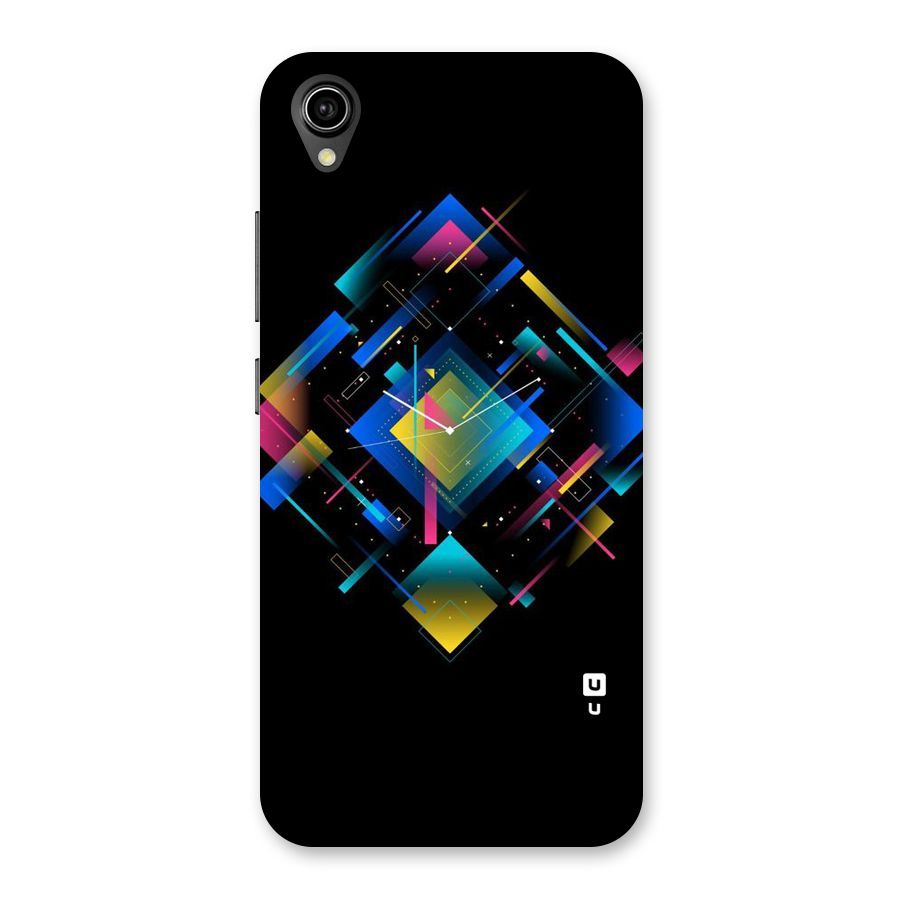 Abstract Clock Back Case for Vivo Y90