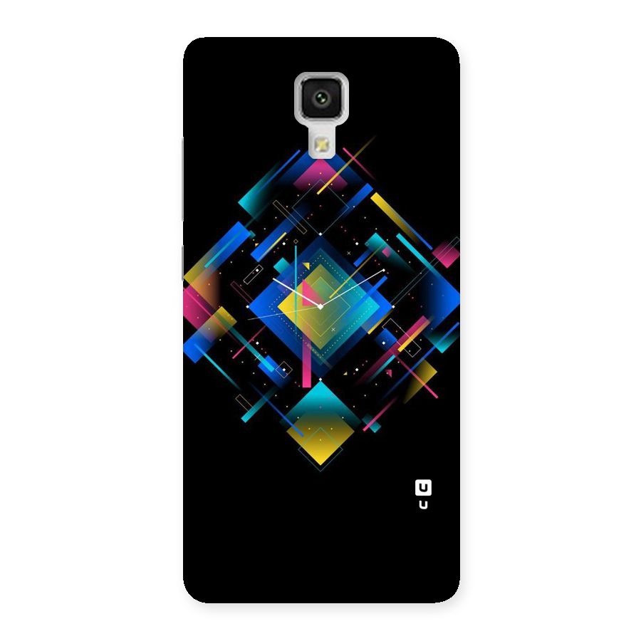 Abstract Clock Back Case for Xiaomi Mi 4