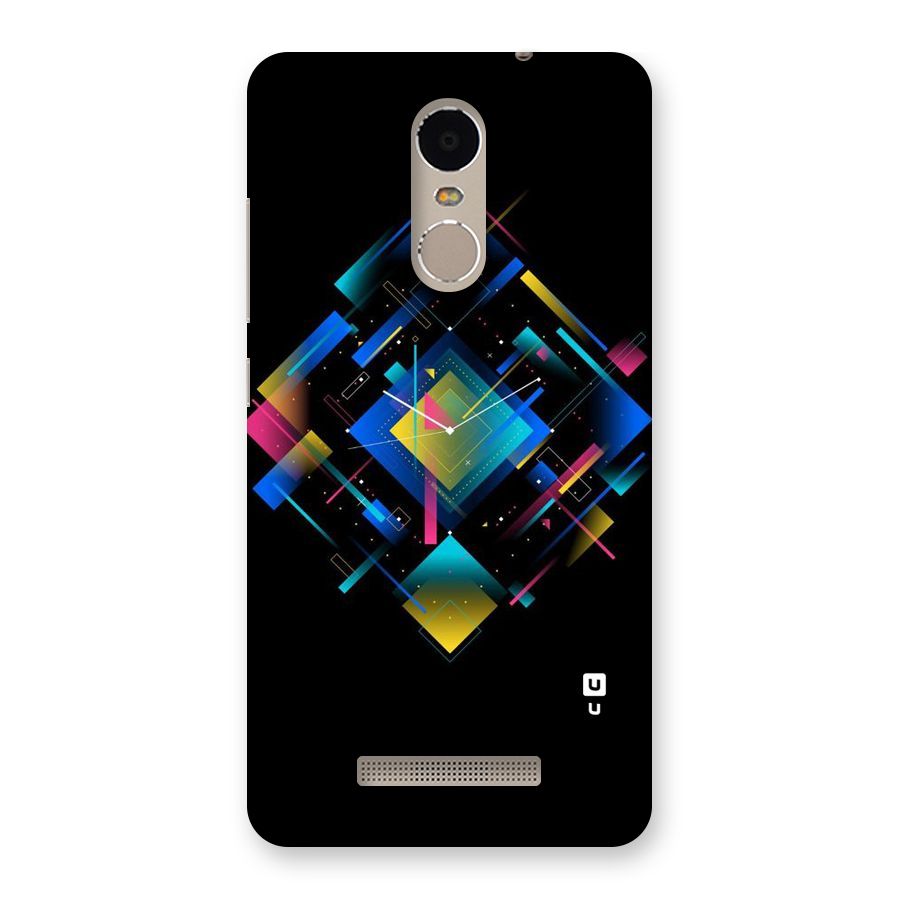 Abstract Clock Back Case for Xiaomi Redmi Note 3