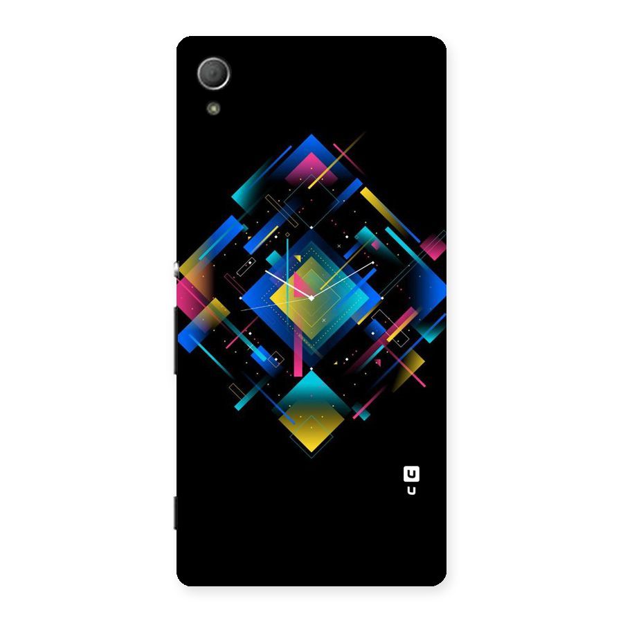 Abstract Clock Back Case for Xperia Z4