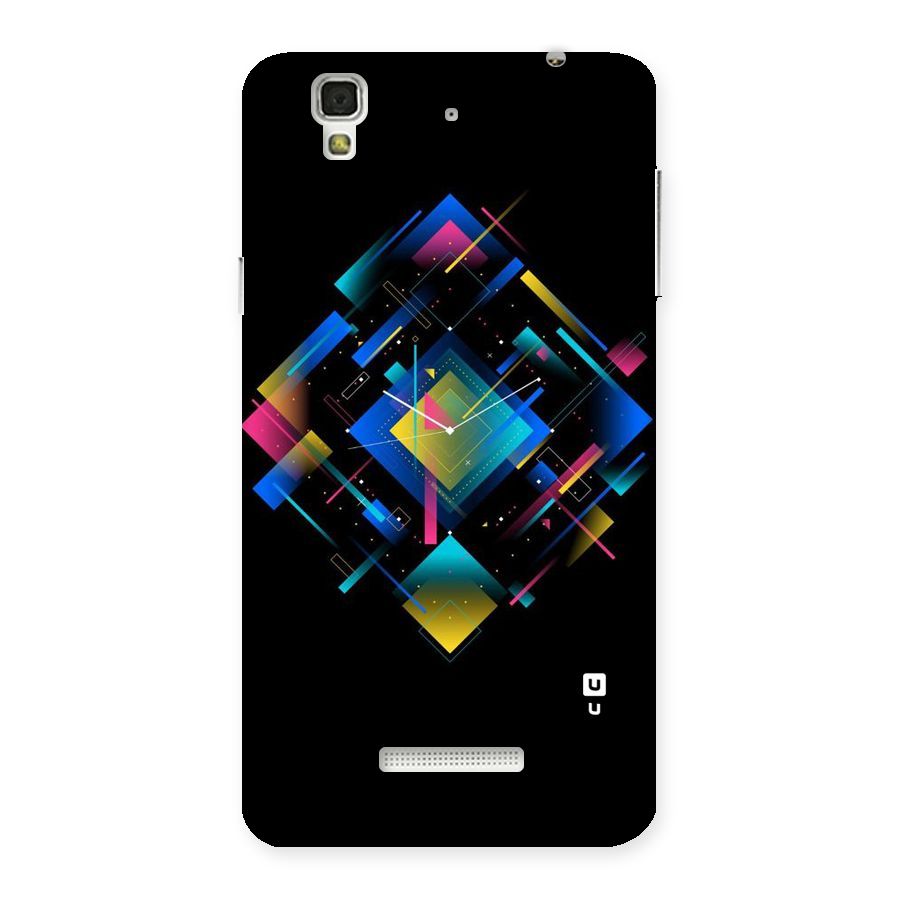Abstract Clock Back Case for YU Yureka Plus