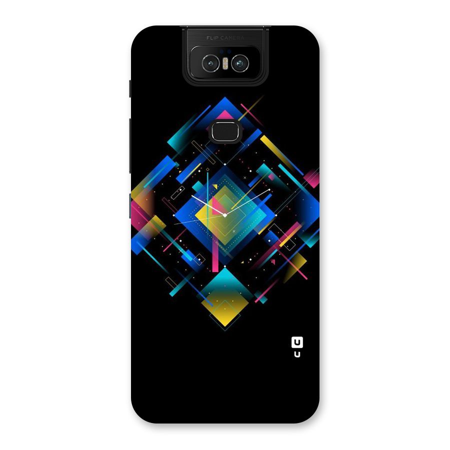 Abstract Clock Back Case for Zenfone 6z