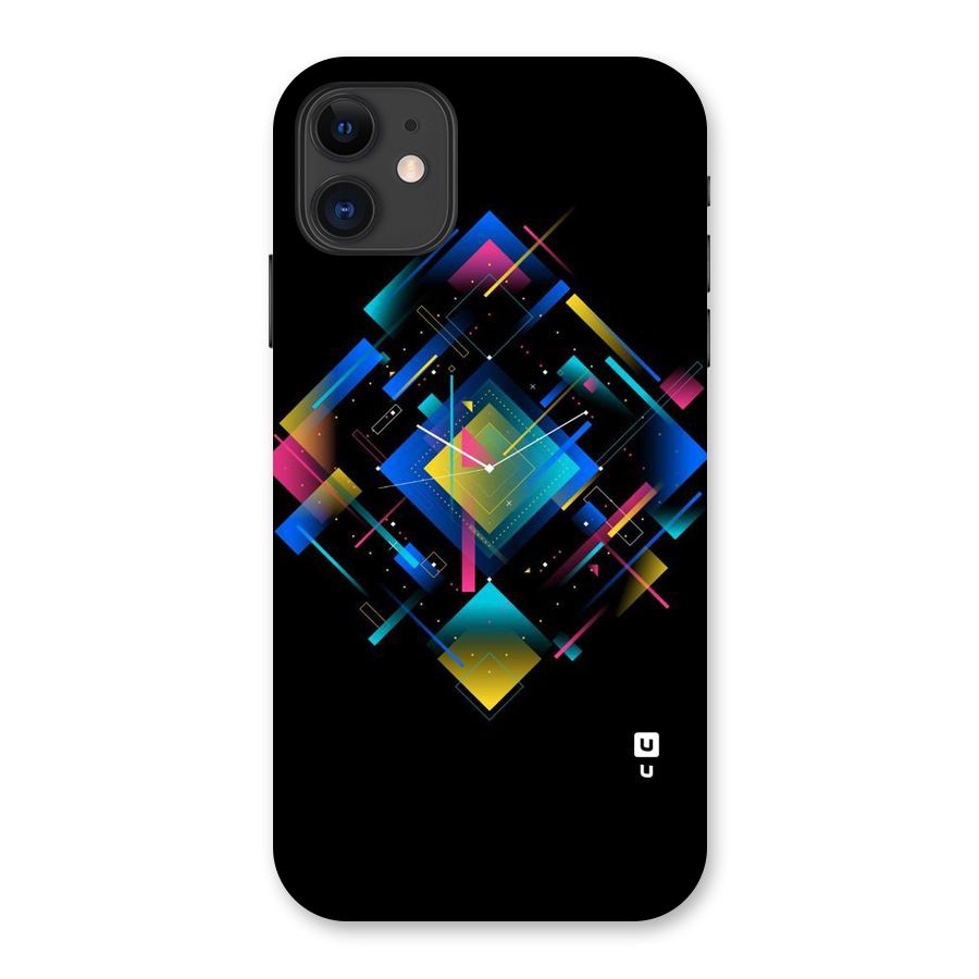 Abstract Clock Back Case for iPhone 11