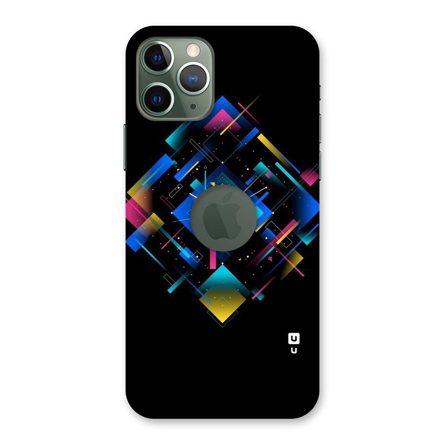 Abstract Clock Back Case for iPhone 11 Pro Logo  Cut