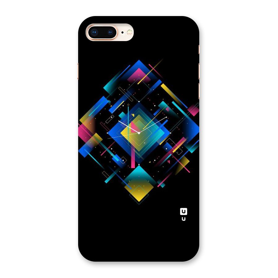 Abstract Clock Back Case for iPhone 8 Plus