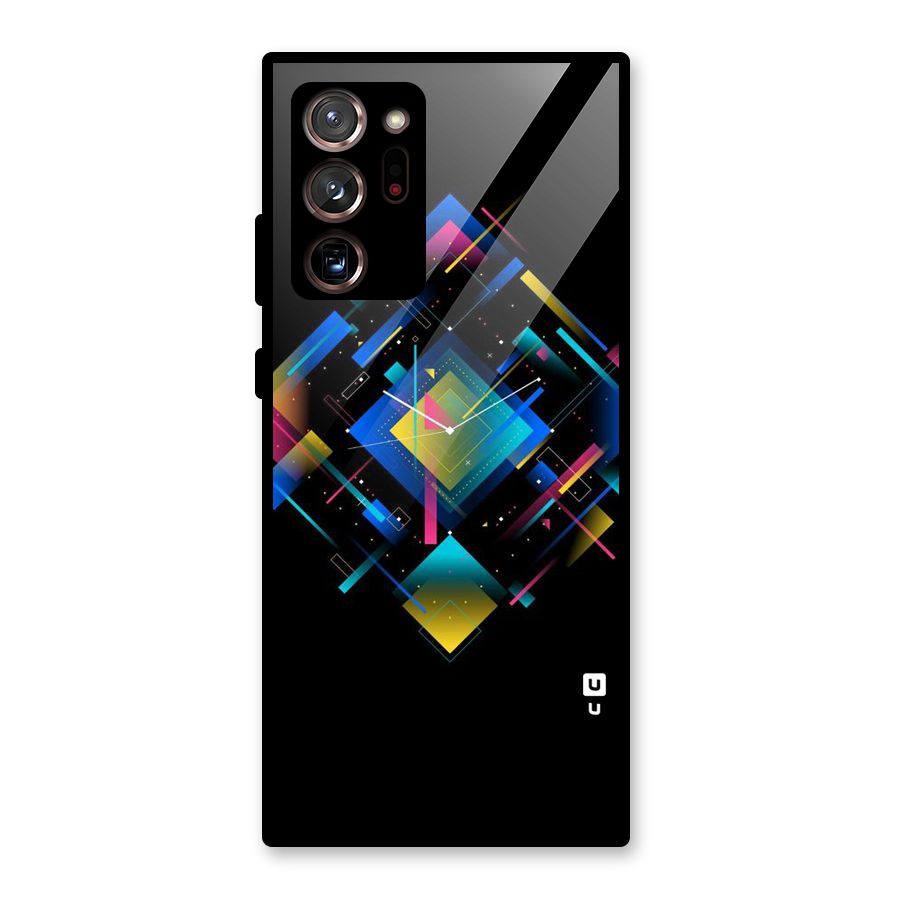 Abstract Clock Glass Back Case for Galaxy Note 20 Ultra 5G