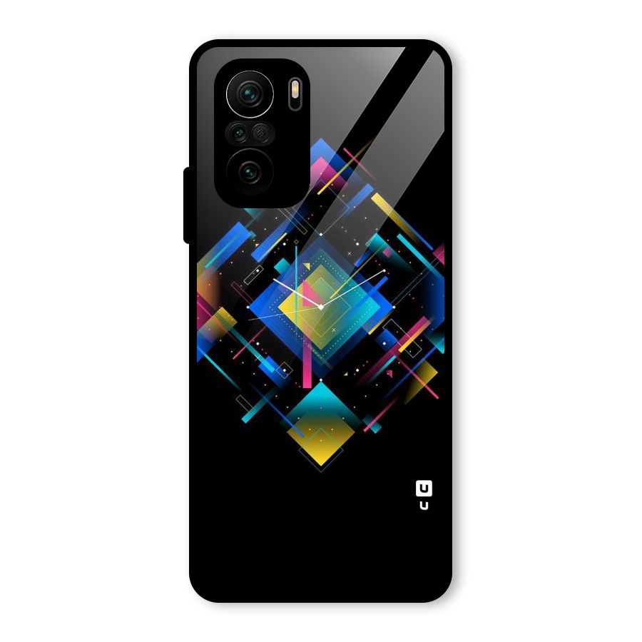 Abstract Clock Glass Back Case for Mi 11X Pro