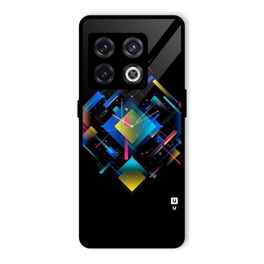 Abstract Clock Glass Back Case for OnePlus 10 Pro 5G