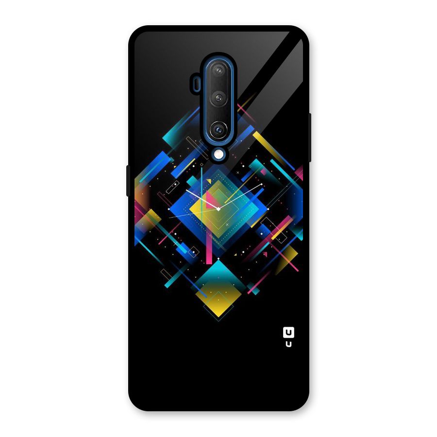 Abstract Clock Glass Back Case for OnePlus 7T Pro