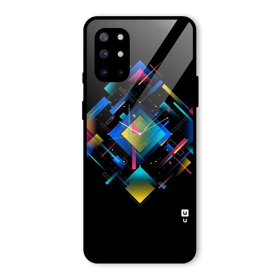 Abstract Clock Glass Back Case for OnePlus 8T
