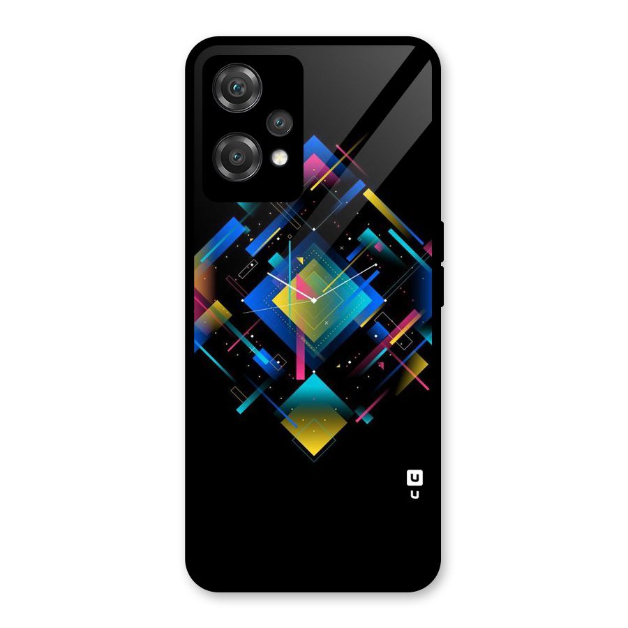 Abstract Clock Glass Back Case for OnePlus Nord CE 2 Lite 5G