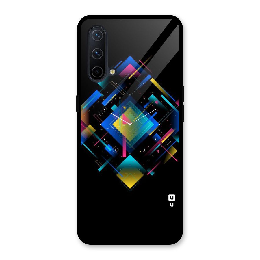 Abstract Clock Glass Back Case for OnePlus Nord CE 5G