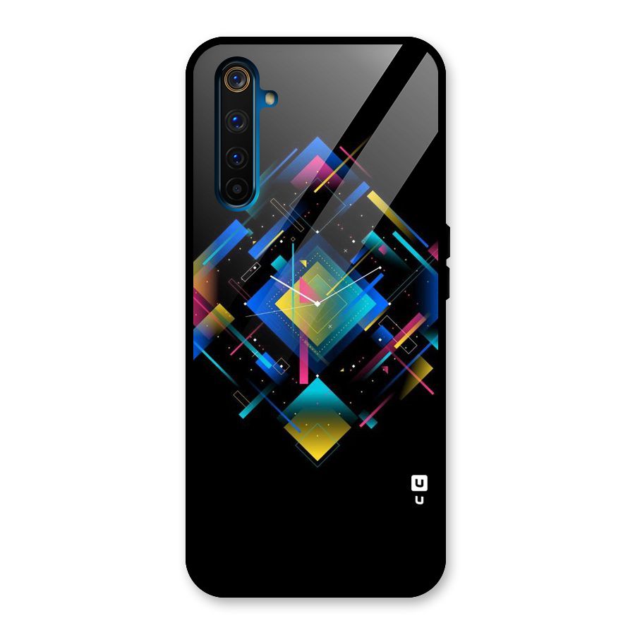 Abstract Clock Glass Back Case for Realme 6 Pro