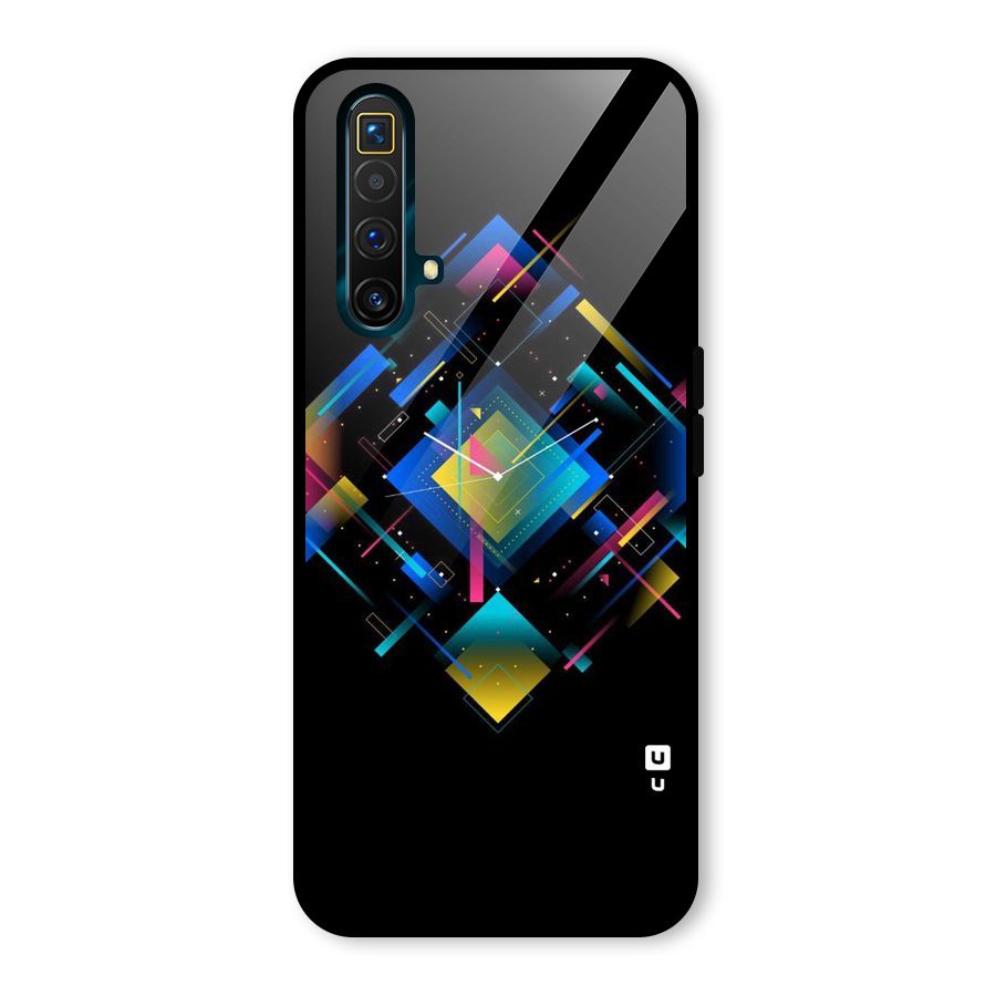 Abstract Clock Glass Back Case for Realme X3 SuperZoom