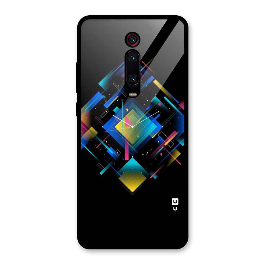 Abstract Clock Glass Back Case for Redmi K20 Pro