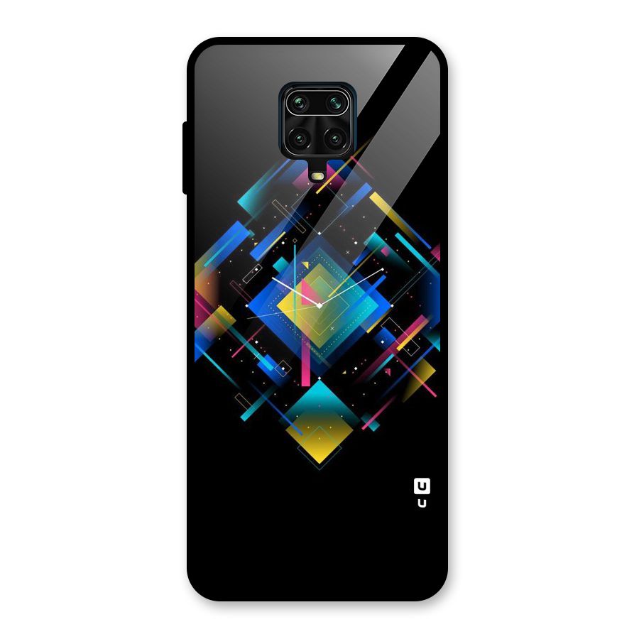 Abstract Clock Glass Back Case for Redmi Note 9 Pro Max