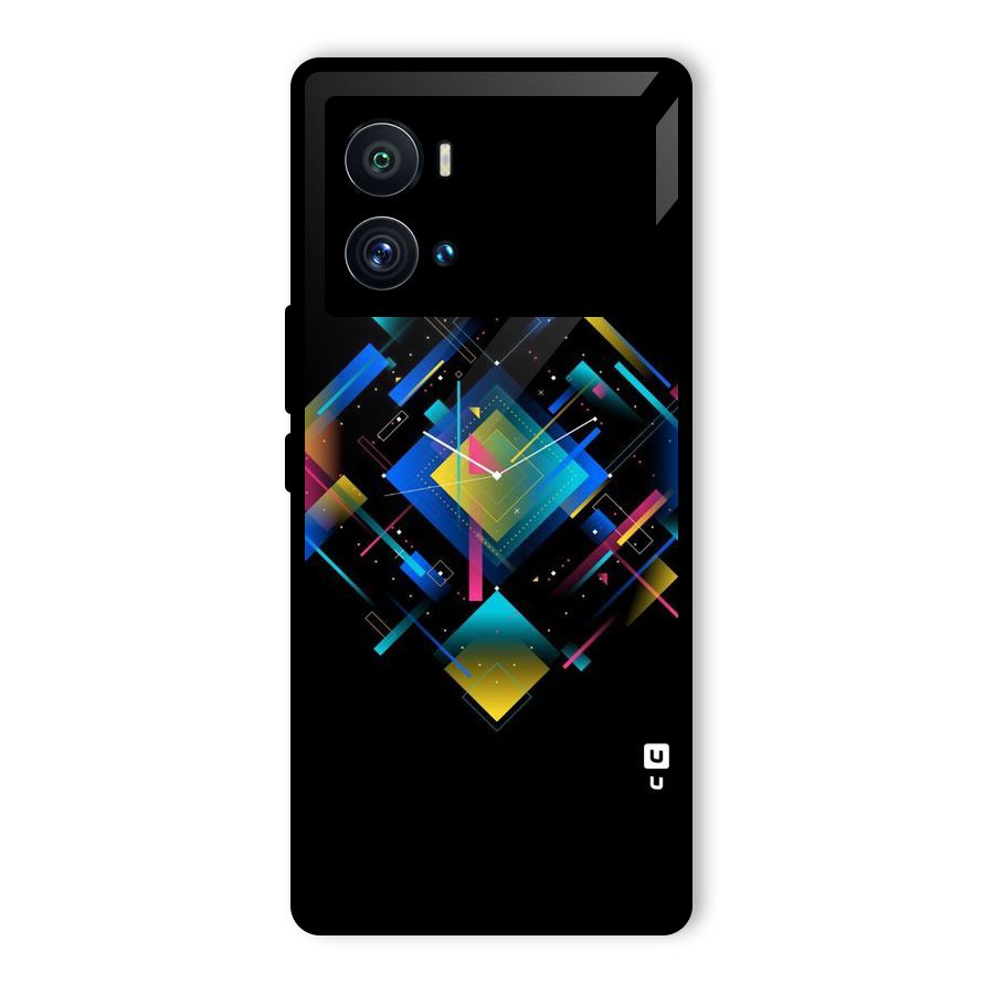 Abstract Clock Glass Back Case for Vivo iQOO 9 Pro