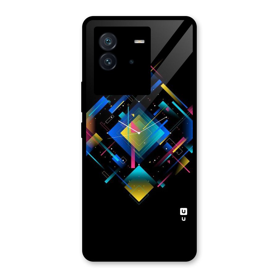 Abstract Clock Glass Back Case for Vivo iQOO Neo 6 5G