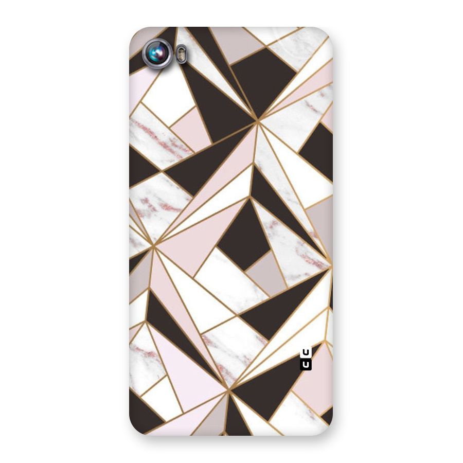 Abstract Corners Back Case for Micromax Canvas Fire 4 A107