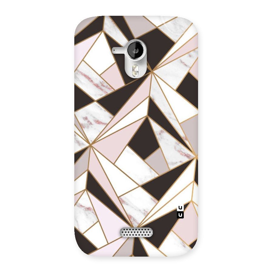Abstract Corners Back Case for Micromax Canvas HD A116
