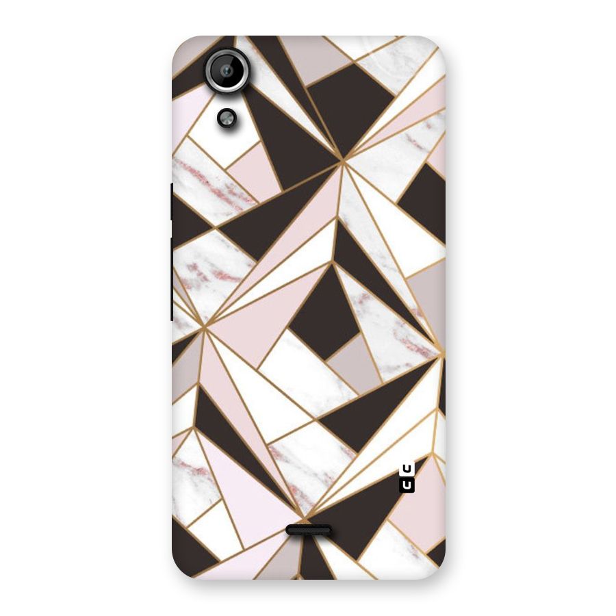 Abstract Corners Back Case for Micromax Canvas Selfie Lens Q345