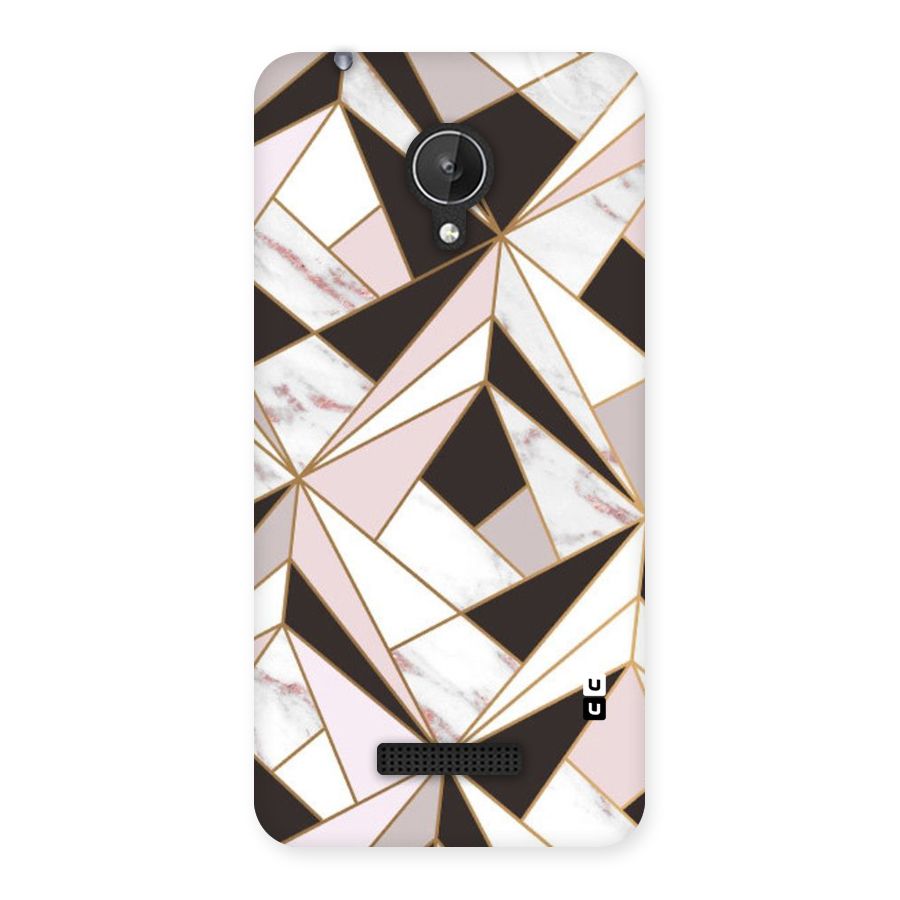 Abstract Corners Back Case for Micromax Canvas Spark Q380