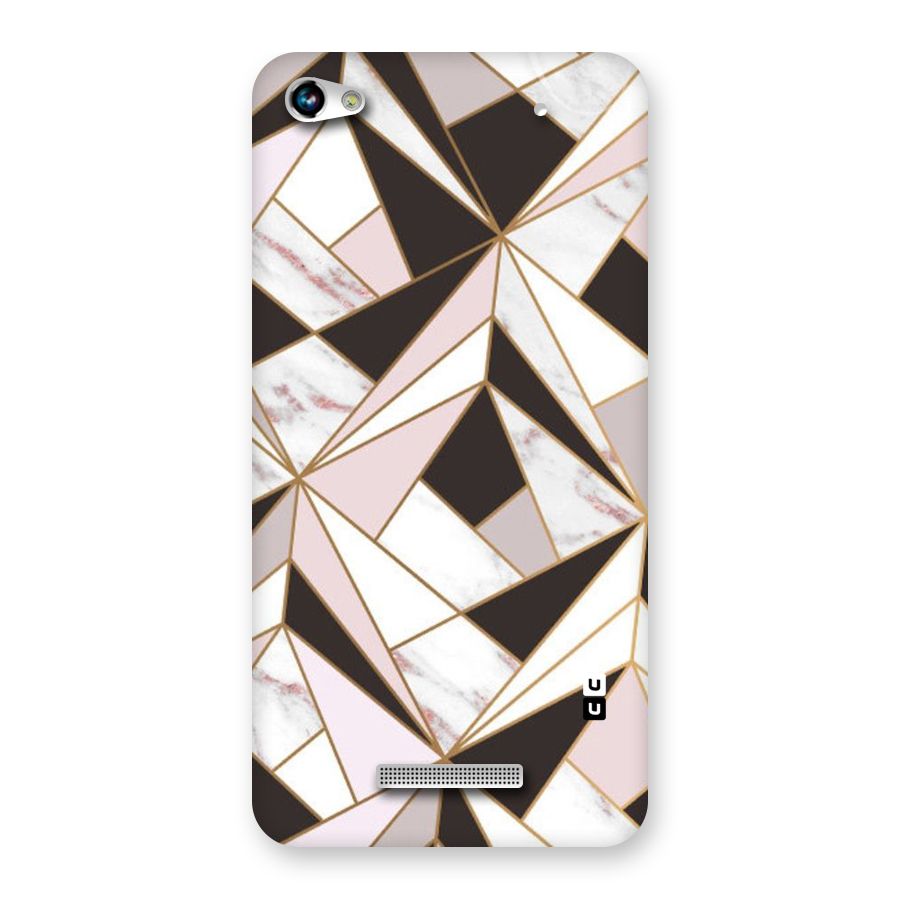 Abstract Corners Back Case for Micromax Hue 2