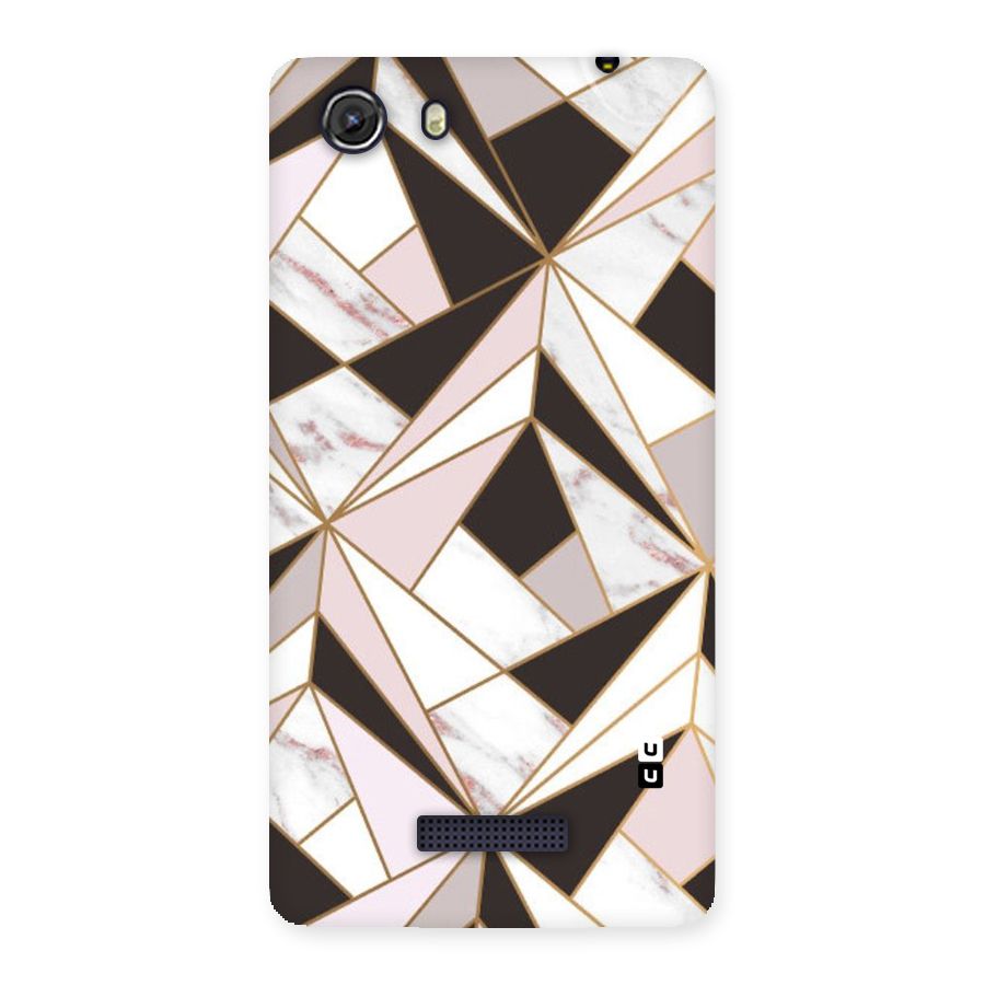 Abstract Corners Back Case for Micromax Unite 3