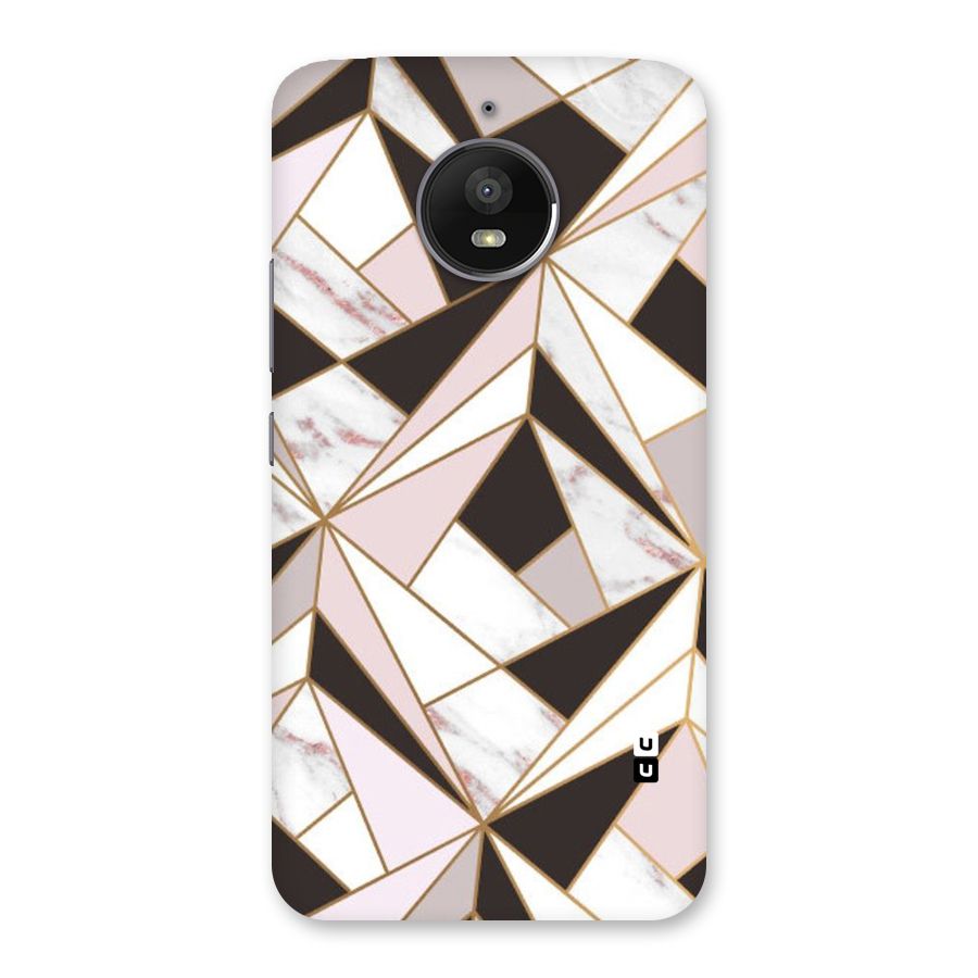 Abstract Corners Back Case for Moto E4 Plus