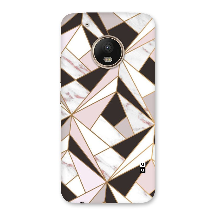Abstract Corners Back Case for Moto G5 Plus