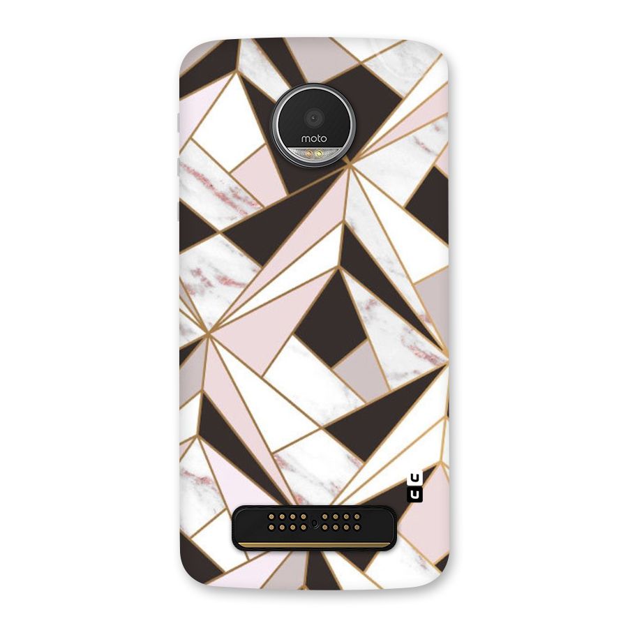 Abstract Corners Back Case for Moto Z Play