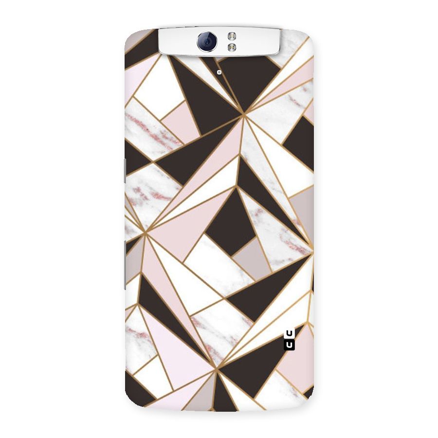 Abstract Corners Back Case for Oppo N1